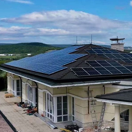 Sistema solar de montagem no solo Anern 30KW na Bulgária