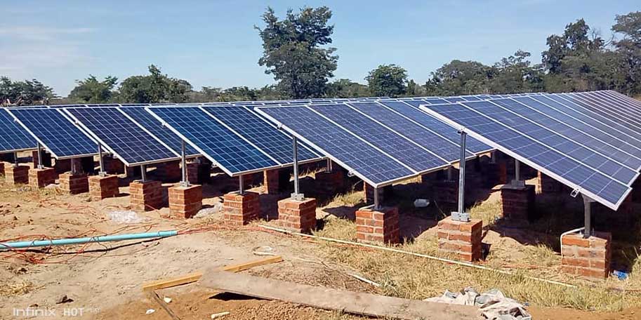 Sistema de energia solar fora da rede de 50 W no Zimbábue
