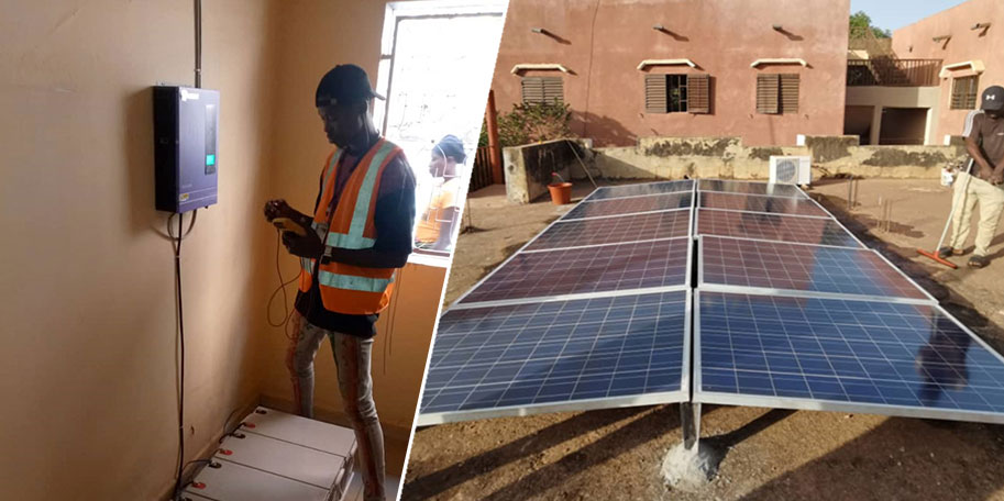 50 conjuntos de inversor solar híbrido de 3,2 kW enviados para o Mali