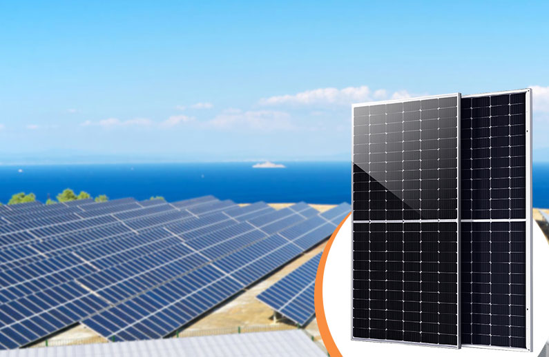 O que torna a célula solar meio corte tipo P de 550 W ideal para painéis solares de alta eficiência?