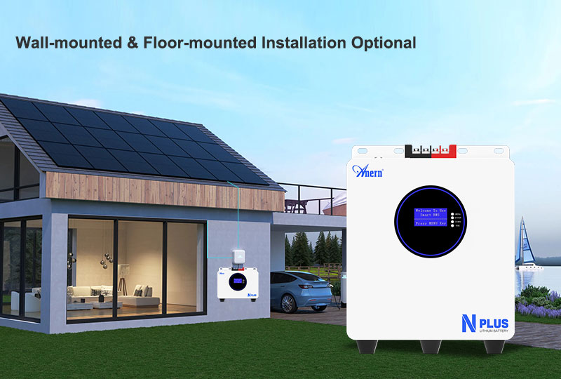 Wall-mounted LiFePO4 Lithium Solar Battery